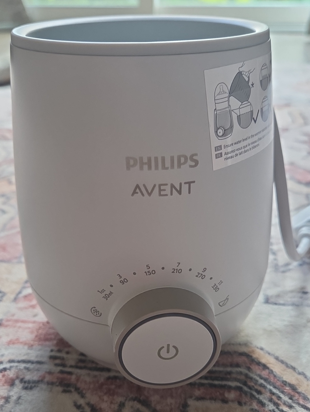 Baby Bottle Warmer - White